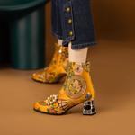 Luxurious Handcrafted Leather Women’s Shoes(Echengdu524-9)