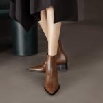 Handcrafted Luxury Leather Women’s Shoes: Exquisite Quality(Echengdu1月-61)