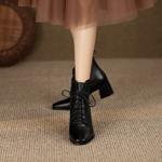 Handcrafted Luxury Leather Women's Shoes: Elegance Redefined(EchengduT339-1)