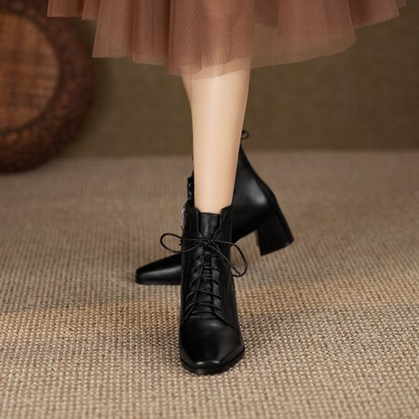 Handcrafted Luxury Leather Women's Shoes: Elegance Redefined(EchengduT339-1)