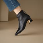 Handcrafted Leather Women's Shoes: Elegant Luxury Quality(Echengdu2330)