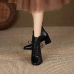 Handcrafted Genuine Leather Women's Shoes: Elegance in Every Stitch(Echengdu2336)