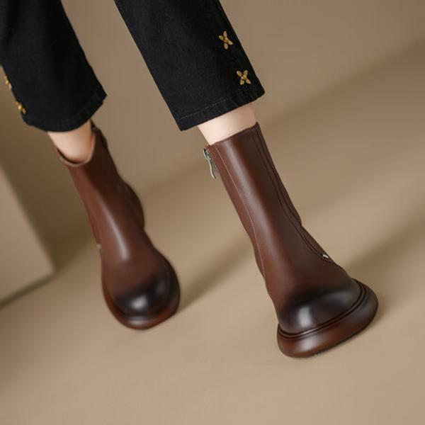 Handcrafted Luxurious Leather Women's Shoes: Elegance in Every Detail(Echengdu2333)