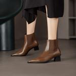 Elegant Handcrafted Genuine Leather Women's Shoes: Luxury in Every Detail(Echengdu2341)