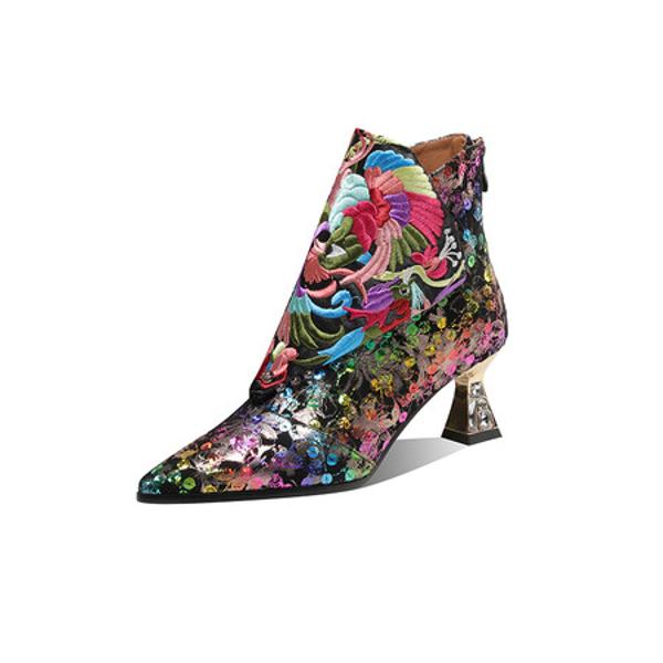 Handcrafted Leather Women's Shoes: Elegance Meets Quality(Echengdu2350)