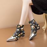 Exquisite Handcrafted Leather Women’s Shoes, Luxurious Elegance(Echengdu2346)