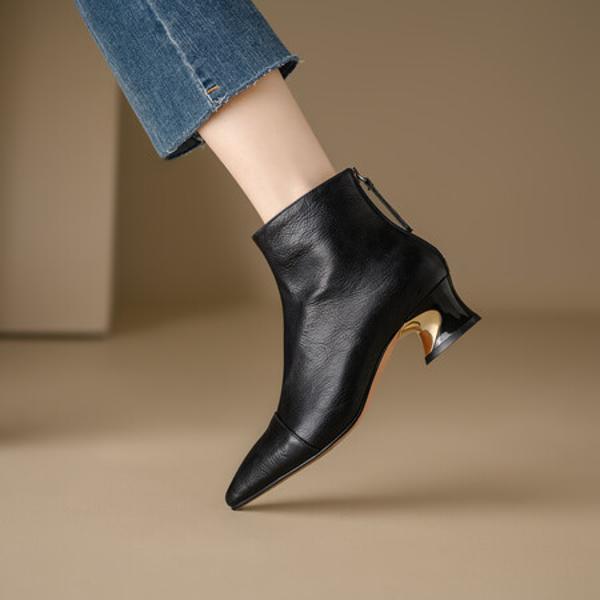 Handcrafted Leather Women's Shoes: Luxury Elegance(Echengdu1月-31)