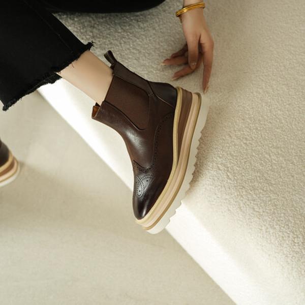 Elegant Handmade Leather Women's Shoes: Luxe Craftsmanship & Quality(Echengdu2356)