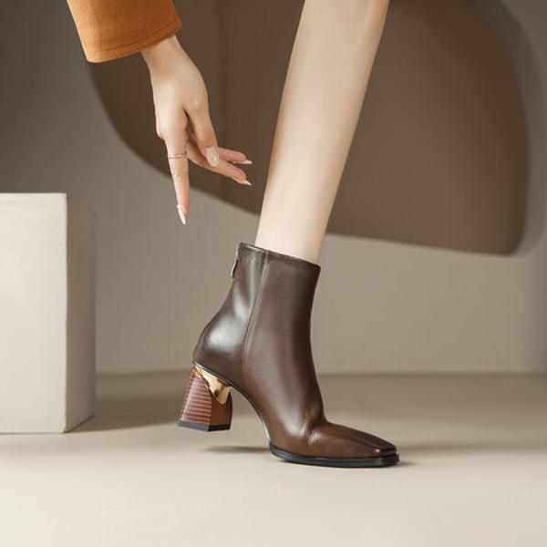 Luxury Handmade Leather Women’s Shoes: Exquisite Craftsmanship(Echengdu1月-38)