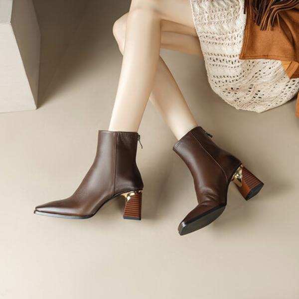 Luxury Handmade Leather Women’s Shoes: Exquisite Craftsmanship(Echengdu1月-38)