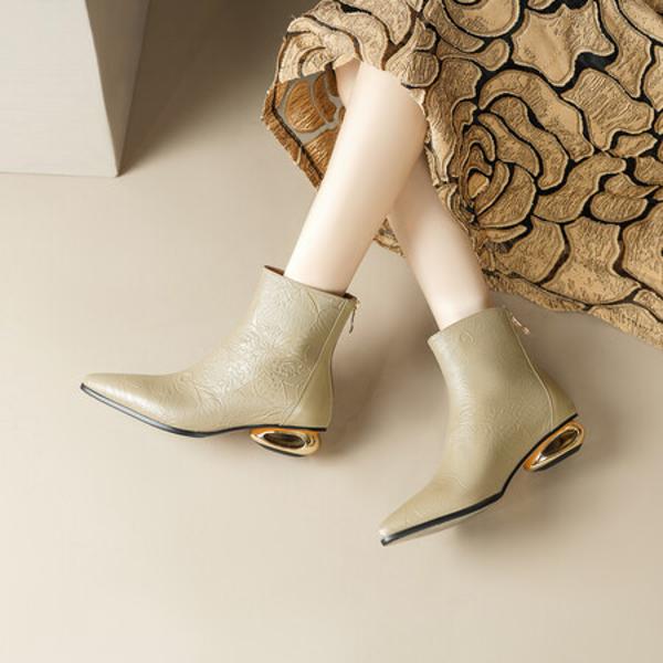 Handcrafted Genuine Leather Women's Shoes: Elegant Luxury with Exquisite Craftsmanship(Echengdu1月-40)