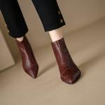 Luxury Handmade Leather Women's Shoes with Exquisite Craftsmanship(Echengdu2月-31)