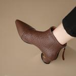 Elegant Handcrafted Leather Women's Shoes: Luxury Craftsmanship & Quality(Echengdu2月-30)