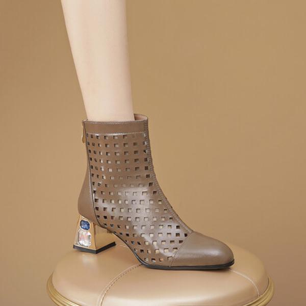 Exquisite Handcrafted Leather Shoes for Elegant Women(Echengdu2412)