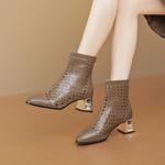 Exquisite Handcrafted Leather Shoes for Elegant Women(Echengdu2412)