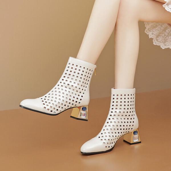 Exquisite Handcrafted Leather Shoes for Elegant Women(Echengdu2412)