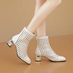 Exquisite Handcrafted Leather Shoes for Elegant Women(Echengdu2412)