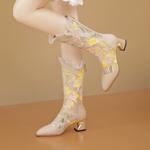 Exquisite Handcrafted Leather Women’s Shoes: Luxury & Elegance(Echengdu2413)