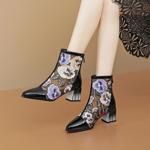 Handcrafted Luxury Genuine Leather Women’s Shoes with Exquisite Craftsmanship(Echengdu2415)