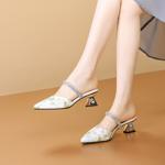 Handcrafted Luxury Leather Women's Shoes with Elegance(Echengdu2433)