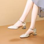 Elegant Handcrafted Leather Women’s Shoes: High-End Craftsmanship & Quality(Echengdu2月-28)