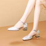 Elegant Handcrafted Leather Women’s Shoes: High-End Craftsmanship & Quality(Echengdu2月-28)