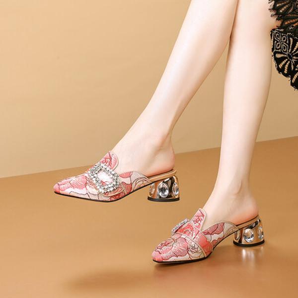 Elegantly Crafted Luxury Handmade Leather Women's Shoes for Exceptional Quality(Echengdu2月-26)