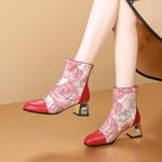 Exquisite Handmade Genuine Leather Women's Shoes - A Touch of Luxury and Elegance(Echengdu2461)