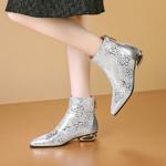 Elegant Handcrafted Genuine Leather Women’s Shoes with Luxury Craftsmanship(Echengdu2467)