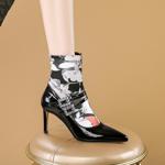 Luxurious Handmade Leather Women's Shoes(Echengdu2471)