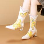 Luxurious Handcrafted Genuine Leather Women's Shoes(Echengdu2439)