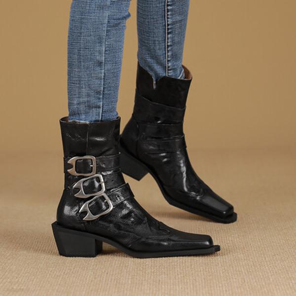 Exquisite Handcrafted Leather Women's Shoes for Timeless Elegance(Echengdu1月-55)