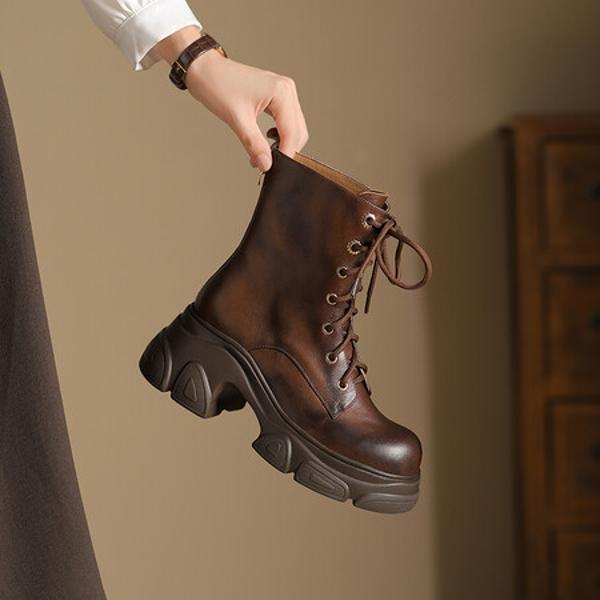 Elegantly Crafted Handmade Leather Women's Shoes for Luxury Style(Echengdu2475)