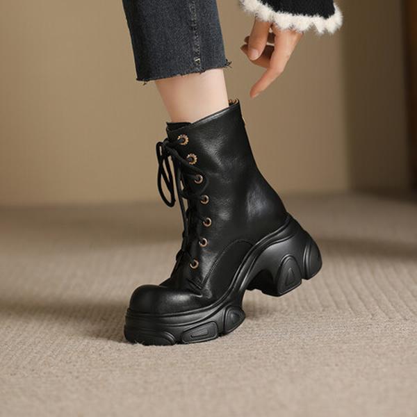 Elegantly Crafted Handmade Leather Women's Shoes for Luxury Style(Echengdu2475)