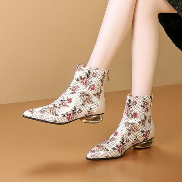 Handcrafted Genuine Leather Women's Shoes - Elegant Luxury Quality(Echengdu2462)