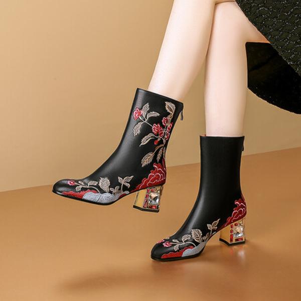 Handcrafted Luxury Leather Women's Shoes for Elegance and Quality(Echengdu2464)