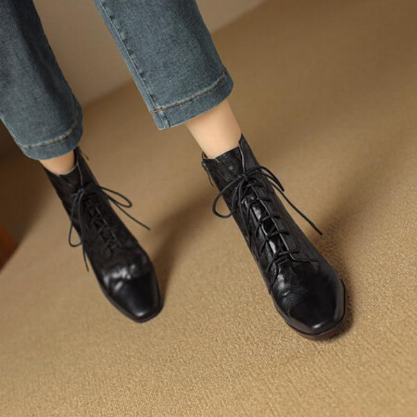 Handcrafted Luxury Leather Women's Shoes, Elegance in Every Stitch(Echengdu2457)