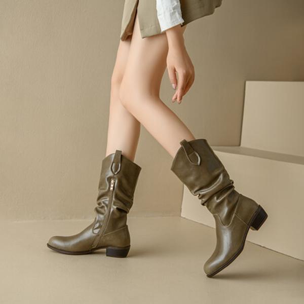 Luxurious Handcrafted Leather Women's Shoes - Elegance in Every Stitch(EchengduXY130)