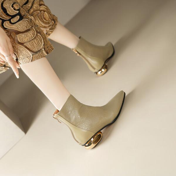 Handcrafted Leather Women's Shoes: Luxurious Elegance Redefined(Echengdu2月-40)