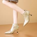 Luxurious Handmade Leather Women's Shoes: Elegance in Every Stitch(Echengdu1月-47)