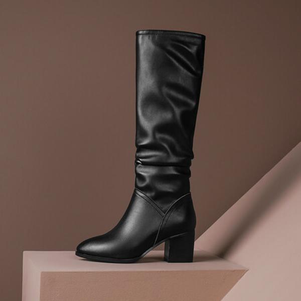 Elegant Handmade Leather Women's Shoes - Luxury Craftsmanship(Echengdu2476)