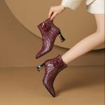 Handcrafted Luxury Leather Women's Shoes: Timeless Elegance(Echengdu2480)