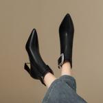 Exquisite Handcrafted Leather Women’s Shoes - A Blend of Luxury and Elegance(Echengdu1月-59)