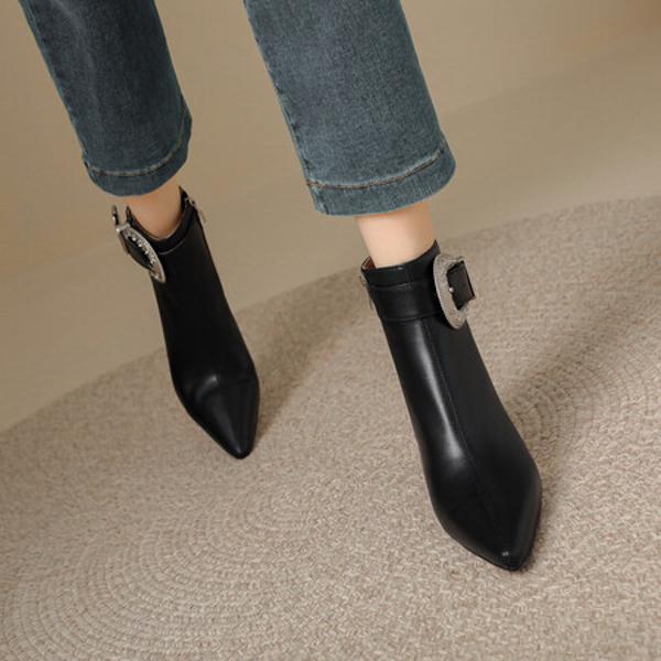 Exquisite Handcrafted Leather Women’s Shoes - A Blend of Luxury and Elegance(Echengdu1月-59)