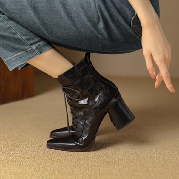 Exquisite Handcrafted Leather Women's Shoes: Luxury, Elegance, and Superior Quality(Echengdu1月-57)