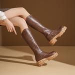 Handcrafted Leather Women's Shoes: Exquisite Craftsmanship for Luxurious Elegance(Echengdu2516)