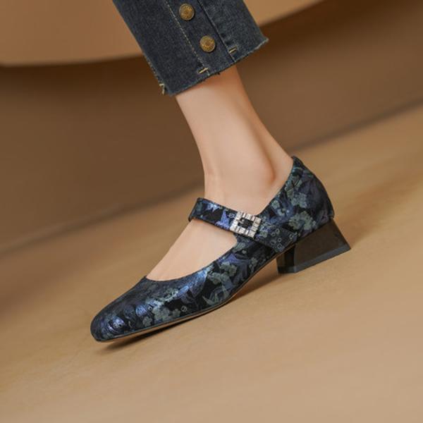 Handcrafted Luxury Leather Women's Shoes for Elegance(Echengdu2506)