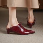 Exquisite Craftsmanship: Luxurious Handmade Leather Women's Shoes(Echengdu2519)