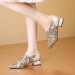 Handcrafted Luxury Leather Women's Shoes: Exquisite Elegance and Quality(Echengdu1月-42)