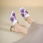 Exquisite Handcrafted Leather Women's Shoes, Luxurious Elegance(Echengdu2528)